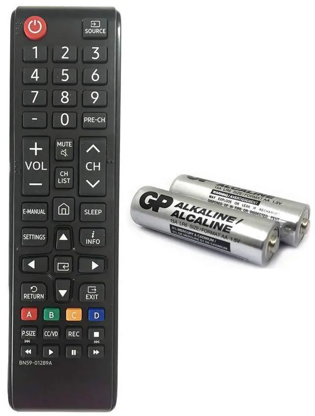 Main image of BN59-01289A Replacement for Samsung TV Remote Control (No Setup) | (with Batteries, Non Universal) UN55MU6290F UN40MU6290 UN55MU6490 UN55MU6071F UN65MU6070F UN40NU7100 UN43MU6290 UN55MU6290