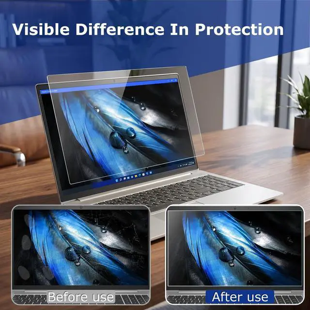 Alt view image 7 of 7 - HP Laptop 16-Inch Tempered Glass Screen Protector Compatible with HP OmniBook 3 16OmniBook 5 16/OmniBook 7 16/OMEN 16/Envy 16/Spectre 16/ZBook 16 & EliteBook 16 (G11/G10/G9) Series 16"
