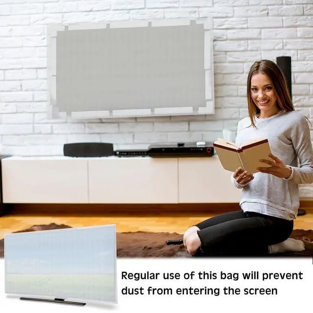 Alt view image 3 of 6 - Cushioning Foam Set Include 1 Pcs Foam Flat Screen TV Cover Fits up to 70'' W x 42'' H and 8 Pcs Moving Foam Corner Edge Protectors for TV Display Screen Protector Packing Moving