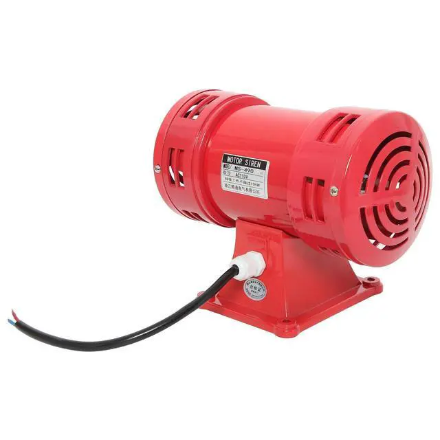 Alt view image 7 of 7 - Air Raid Siren, 110V Electric Motor Driven Siren Alarm - 150db, Super Loud for Home & Outdoor