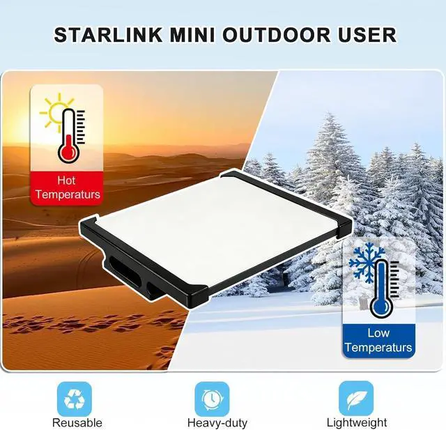 Alt view image 2 of 7 - Starlink Mini Roof Rack Mount for Starlink mini, ABS,Universal Quick-Release Starlink mini Bracker for All-Terrain Vehicles,RVs,Boats,SUV & Off-Road Adventures (Black)