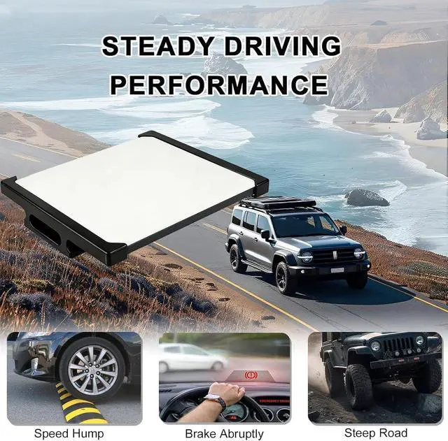 Alt view image 3 of 7 - Starlink Mini Roof Rack Mount for Starlink mini, ABS,Universal Quick-Release Starlink mini Bracker for All-Terrain Vehicles,RVs,Boats,SUV & Off-Road Adventures (Black)