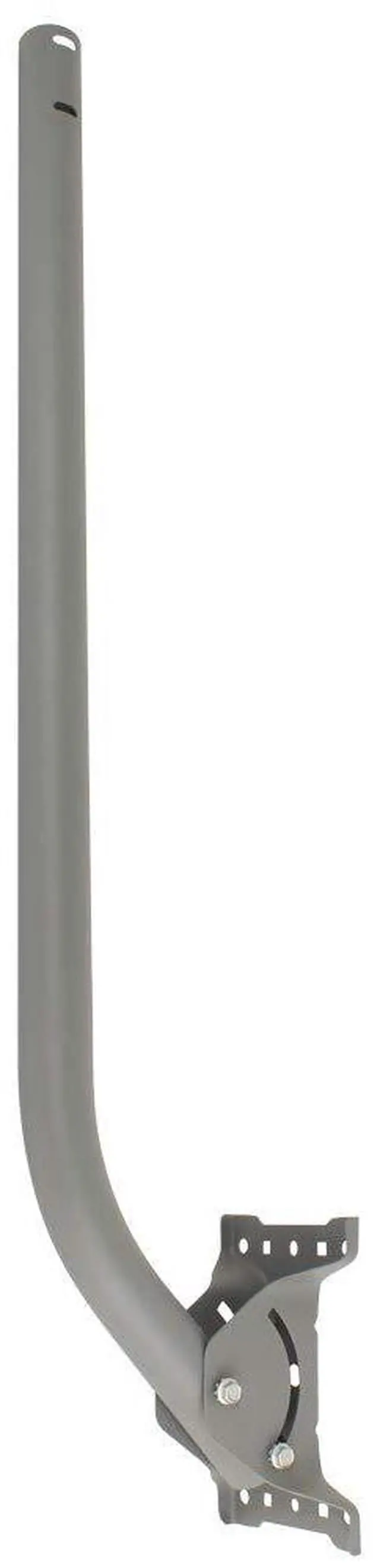 Main image of J Pipe Mount Mast for Outdoor Antenna, Sturdy One-Piece Antenna Mounting Pole, Powder Coated Paint Finish, No Rust (Length 38", Diameter 1.66")