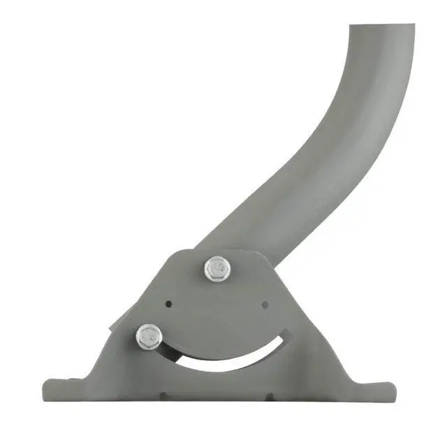 Alt view image 2 of 6 - J Pipe Mount Mast for Outdoor Antenna, Sturdy One-Piece Antenna Mounting Pole, Powder Coated Paint Finish, No Rust (Length 38", Diameter 1.66")