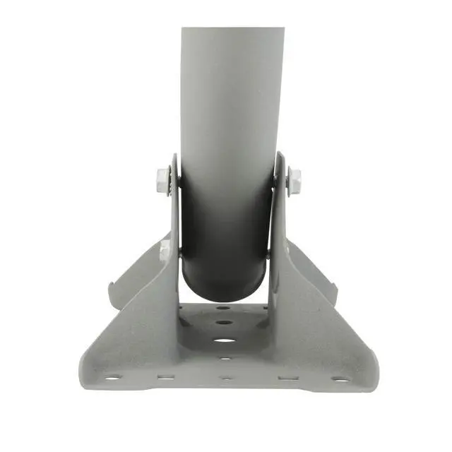Alt view image 3 of 6 - J Pipe Mount Mast for Outdoor Antenna, Sturdy One-Piece Antenna Mounting Pole, Powder Coated Paint Finish, No Rust (Length 38", Diameter 1.66")
