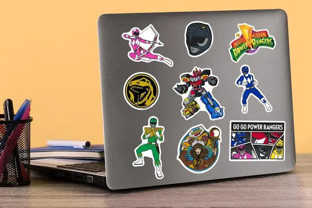 Alt view image 5 of 6 - Mighty Morphin Power Rangers 50ct Vinyl L Deluxe, Tablet, Indoor/Outdoor