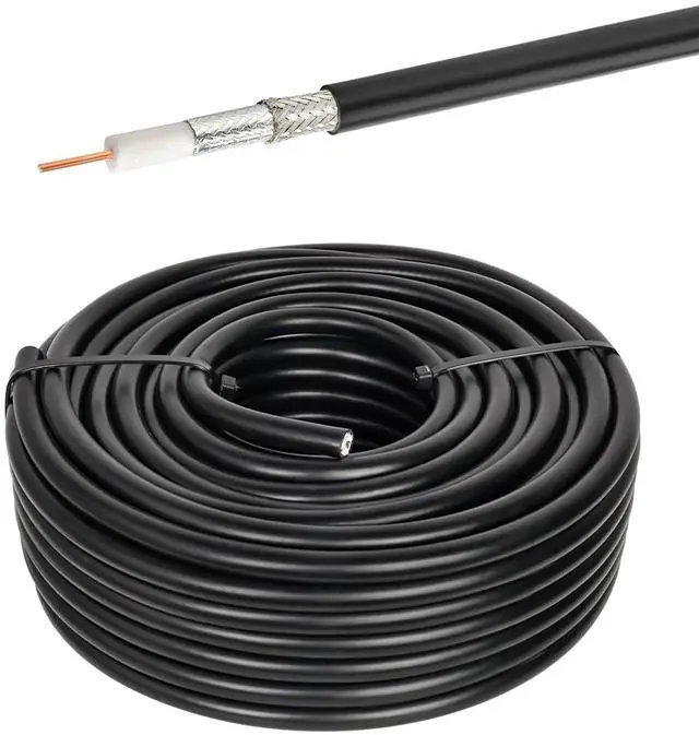 Alt view image 5 of 6 - RG11 Coaxial Cable 200ft, 75 ohm Low Loss RG11 Cable 200 Feet,Without Wood Spool