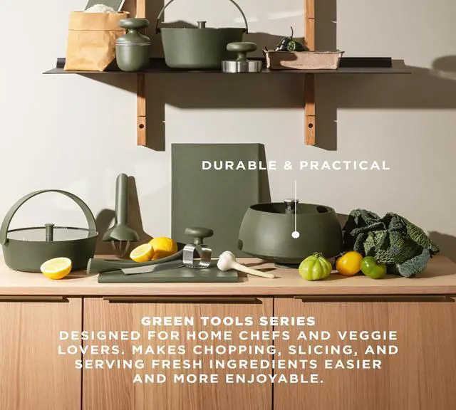 Alt view image 4 of 6 - Salad Spinner, Green Tool | Danish Design & Functionality