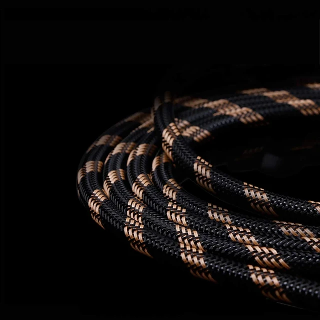 Alt view image 5 of 7 - Subwoofer RCA Y-Splitter 16.4ft/5m Cable, Male to 2Male RCA UHP Copper Multi-layer shielded, 24K gold-plated split-tip plugs,low-loss sub-bass signal path, AV receiver & dual-sub hookup