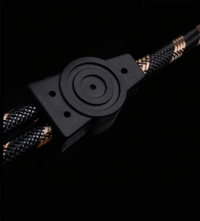 Alt view image 6 of 7 - Subwoofer RCA Y-Splitter 16.4ft/5m Cable, Male to 2Male RCA UHP Copper Multi-layer shielded, 24K gold-plated split-tip plugs,low-loss sub-bass signal path, AV receiver & dual-sub hookup
