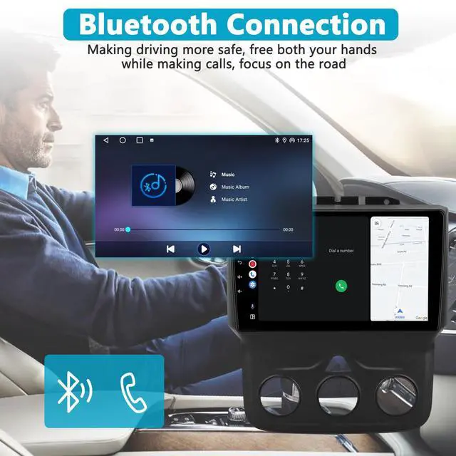 Alt view image 6 of 7 - Car Radio for Dodge RAM 1500 2500 3500 2013-2018, CarPlay & Android Auto