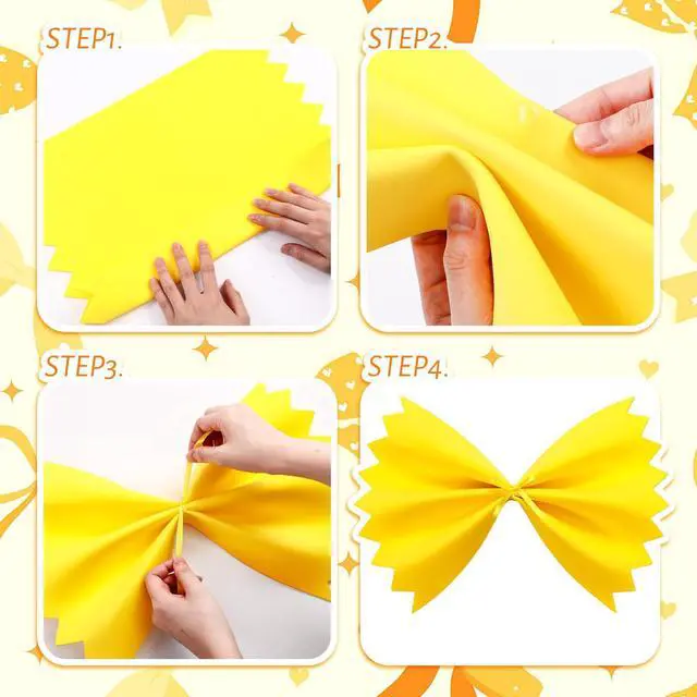 Alt view image 4 of 7 - 18 Pcs DIY Pasta Party Decorations Italian Food Themed Yellow Streamer DIY Craft Pasta Night Party Decor for Italian Pizza Spaghetti Baby Shower Birthday Decorations