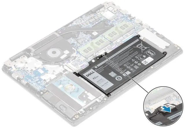 Alt view image 5 of 6 - DELL YRDD6 11.4V 42Wh Battery For DELL Inspiron 3493 3582 3583 3584 3593 3793 5480 5482 5485 5488 5491 5493 5585 5590 5591 5593 5594 5598,Vostro 3490 3590 3491 5481 5581 5490 5590,Latitude 3310 laptop
