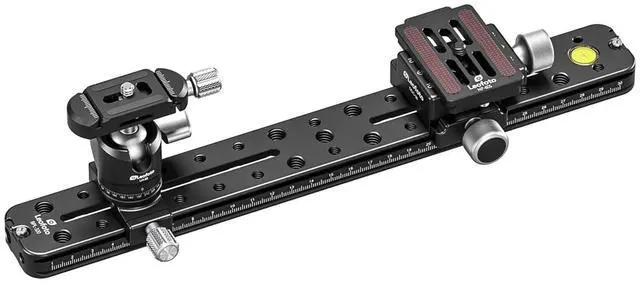 Main image of FDM-03 Binocular Rangefinder Rail Kit, for Binocular/Rangefinder, Double Dovetail, Ball Head, Clamp with QR Plate
