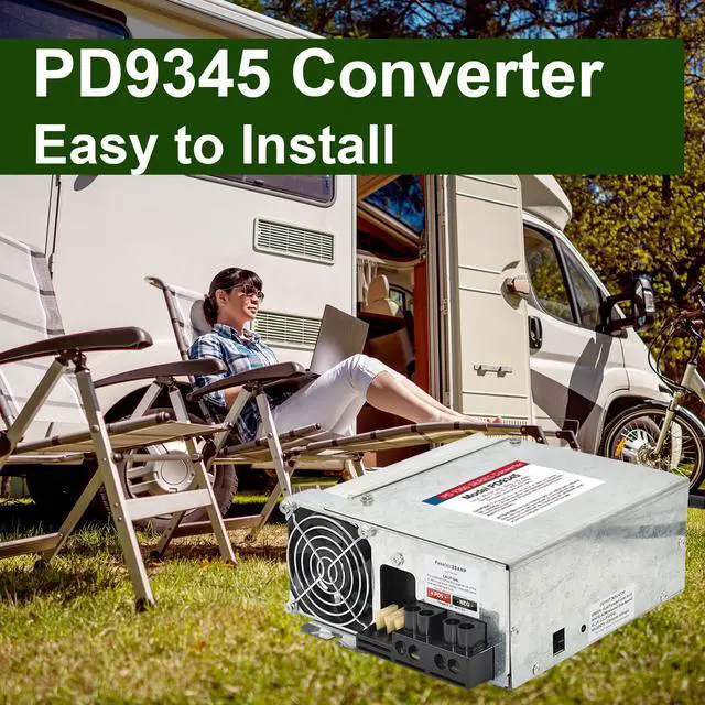 Alt view image 6 of 7 - PD9345 RV Power Converter Replacement 9300 Series Converter, 45Amp 120V to 12V RV Converter Charger for RV Camper Caravans Trailer Battery, 725W