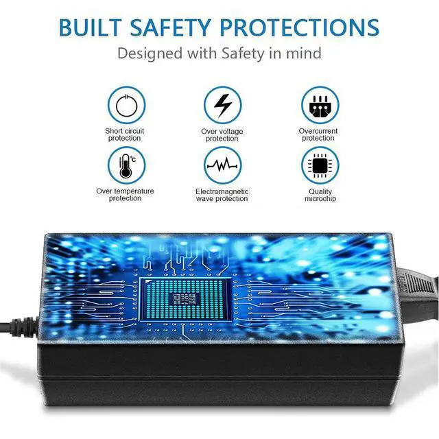 Alt view image 3 of 7 - 24V DC Power Supply 24 Volt 5A 120W Power Adapter 100V~240V AC to DC Converter Transformer 5.5x2.5mm Plug for 5050 3528 LED Strip Light 3D Printer LED Driver CCTV Security System LCD Monitor
