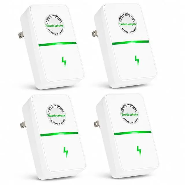Main image of Electricity Saving Box Energy Saving Device Smart Save Plug Power Saver 4 Pack Stopwatt Smartplug Device, Stop Watt Device Plug-in for Home Office Voltage Optimization Surge Outlet 90v-250v 30KW