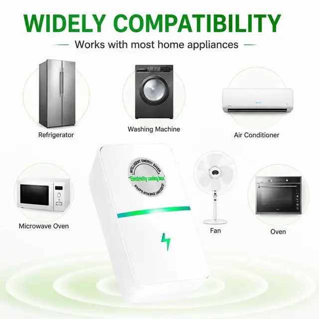 Alt view image 7 of 7 - Electricity Saving Box Energy Saving Device Smart Save Plug Power Saver 4 Pack Stopwatt Smartplug Device, Stop Watt Device Plug-in for Home Office Voltage Optimization Surge Outlet 90v-250v 30KW