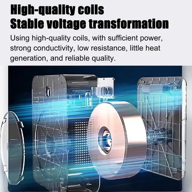 Alt view image 4 of 5 - 3000W Step Up Transformer 110/120V to 220/240V | resettable circuit breaker, compatible EU & Asian appliances for US & Canada use, pure copper toroidal coil