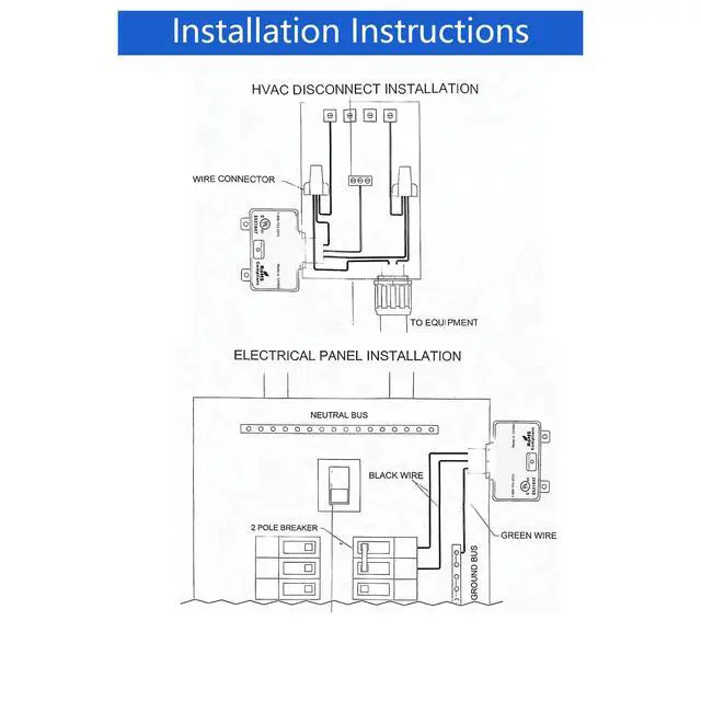Alt view image 4 of 6 - 120/240CM+ Surge ARRESTOR,Replacement for Ditek DTK-120/240CM+ HVAC Surge Arrestor,120/240CM+ Surge Suppressor,Parallel Protector,Multi-Purpose,NEMA 4X,UL Listed SPD Type 1 120/240VAC