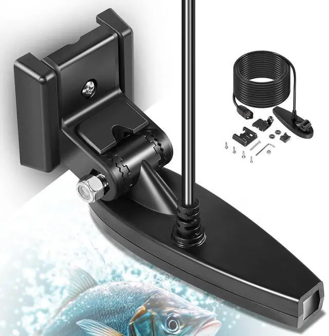 Main image of 710226-1 XNT 9 DI T Transom Transducer for Humminbird Helix/PiranhaMAX/Legacy Down Imaging models with Dual Beam Sonar &Down Imaging Built-in Temperature Sensor 4-pin End20-ft Cable