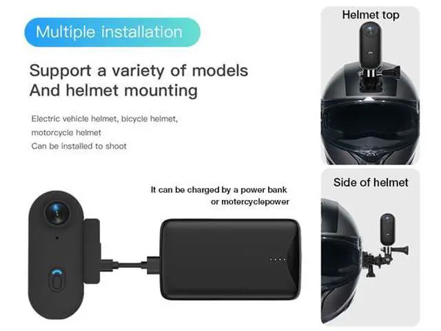 Alt view image 4 of 7 - H7Pro 1080P Thumb Action Camera, Mini Body Camera with Magnetic Lanyard | Wearable POV Portable Body Cam with Waterproof Case, Hands-Free Recording, Helmet Cam for Work, Cycling, Vlogging (No Card)