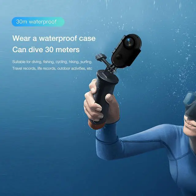 Alt view image 6 of 7 - H7Pro 1080P Thumb Action Camera, Mini Body Camera with Magnetic Lanyard | Wearable POV Portable Body Cam with Waterproof Case, Hands-Free Recording, Helmet Cam for Work, Cycling, Vlogging (No Card)