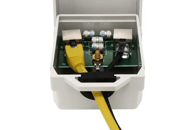 Alt view image 4 of 7 - TP303 Ethernet Surge Protector Outdoor for PoE+ Gigabit 1000Mbs - LAN Network Thunder Lightning Surge Protection Suppressor/Arrester