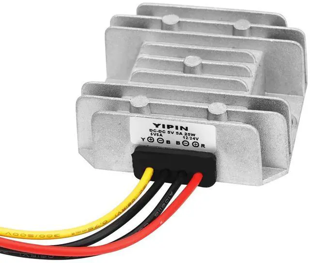 Main image of 25W DC-DC 12V 24V to 5V 5A Converter Buck Regulator 5 Volts Waterproof Vehicle Power Supply