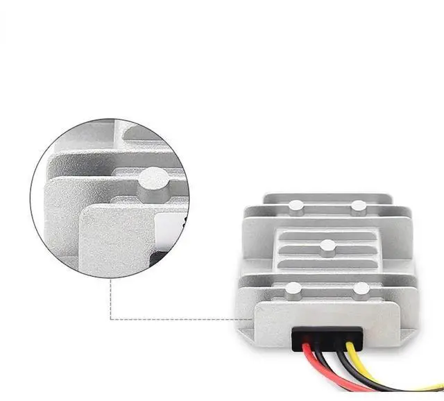 Alt view image 2 of 7 - 25W DC-DC 12V 24V to 5V 5A Converter Buck Regulator 5 Volts Waterproof Vehicle Power Supply
