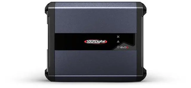 Main image of Car & Motorcycle Amplifier, 1200 Watts RMS, 2 Ohm, 1 Channel, High Power, EVO5, large