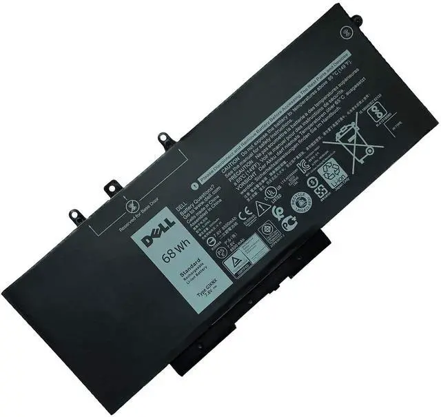 Main image of DELL GJKNX 7.6V 68Wh 4-Cell Notebook Battery For DELL Latitude 5280 5290 5480 5490 5491 5495 5580 5590 5591, Precision 3520 Precision 3530 Laptop, Alternant Part Number: 5YHR4 451-BBZG 93FTF 3DDDG