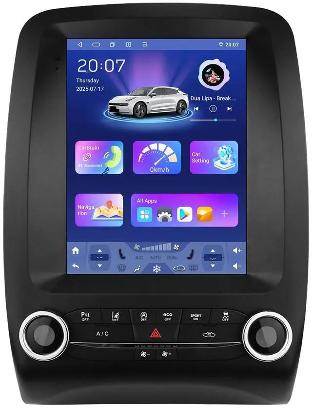 Main image of Android 14 Stereo Car Radio for Dodge Durango (2014-2020), 8Core 4G+64G GPS Navigation with 9.7 inch QLED Touchscreen via Carplay Android Auto SWC Bluetooth EQ USB TPMS OBD2