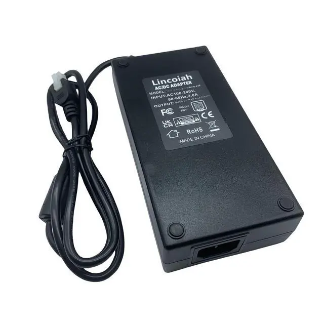 Alt view image 3 of 6 - AC/DC Adapter Power Supply Compatible with Fanatec Boost Kit 180 (8NM) CSL DD/GT (Gran Turismo) DD Pro Endor6200-2400750P Endor6200-2400750-15C01