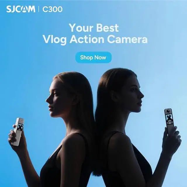 Alt view image 7 of 7 - C300 Pocket Vlog Camera,4K Small Action Cam with Dual Touch Screens, 6-Axis Anti-Shake, 154° Wide-Angle Lens, Magnetic Wearable Body Cam, Waterproof for Underwater & Sports, Included Accessory