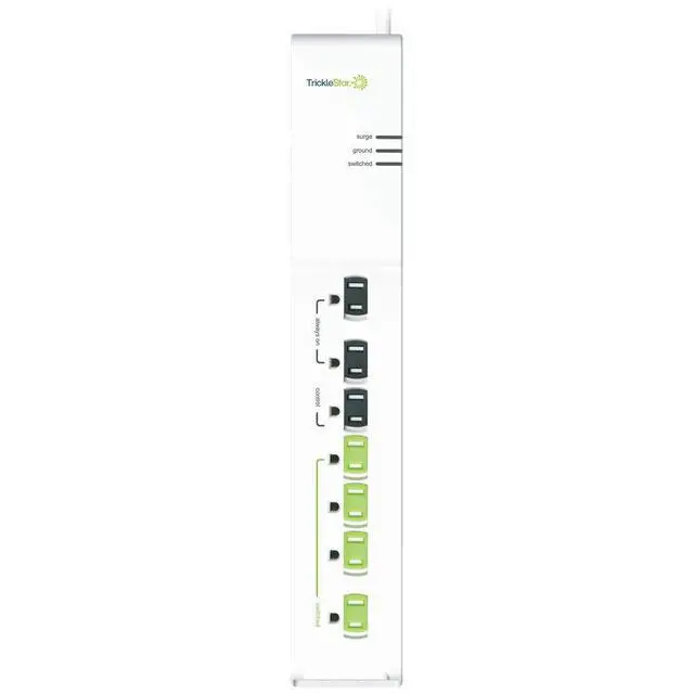 Alt view image 2 of 4 - TS1104 7 Outlet APS, 1080 Joules, 3 ft Cord White