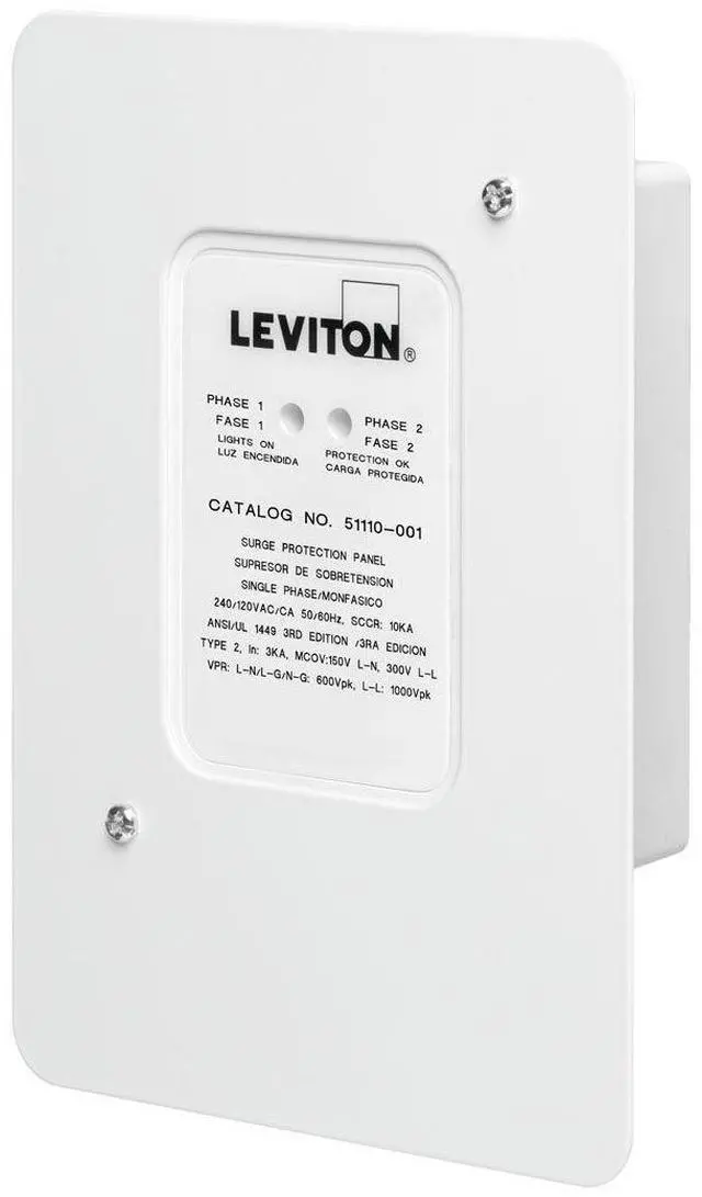 Main image of Type 2 Residential Whole House Surge Protection Panel, Outdoor NEMA 4X Rated, 51110-SRG