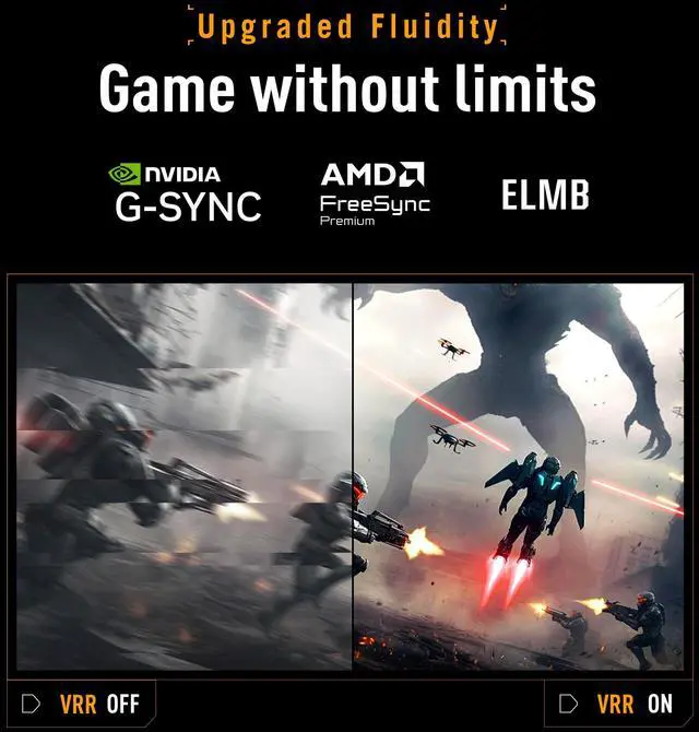 Alt view image 4 of 7 - TUF Gaming 27 1080P Monitor (VG279Q5A) Full HD (1920 x 1080), 200Hz, 0.3ms, Fast IPS, G-SYNC Compatible, Extreme Low Motion Blur Sync, 99% sRGB, DisplayWidget, Gaming AI