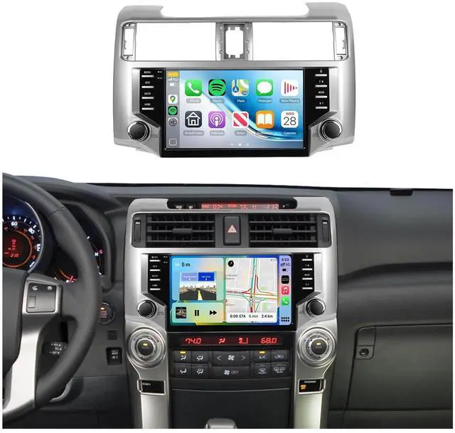 Main image of for Toyota 4runner 2010-2020 Radio,Build-in 5Ghz WiFi DSP EQ Android 15 Car Stereo with Wireless Carplay Android Auto,5.0 Bluetooth,9inch HD IPS Touch Screen,GPS,FM/RDS AHD Backup Camera