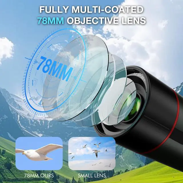 Alt view image 2 of 6 - Smart Telescope Portable Digital Electronic Telescopes Refractor Telescope | Desktop Tripod Portable 4K Astrophotography Camera,Large Objective Lens Bird Watching Wildlife Viewing Beginners Astronomy