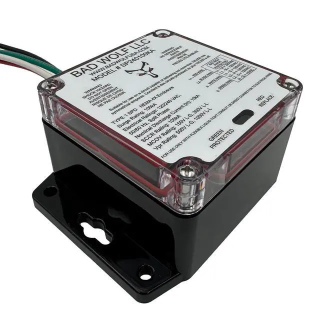 Alt view image 3 of 5 - SP240V100KA-A Whole House Surge Protector, ETL Listed to UL 1449 5th Edition & CSA C22.2 No. 269.1/269.2, Type 1 SPD, 120/240V Split-Phase, 100kA, NEMA 4X IP67