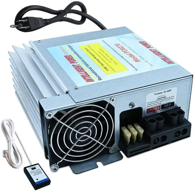 Main image of PD9270 70A RV Power Converter Charger | Direct Replacement for PD9270C and Inteli-Power PD9200 Series| Auto 3-Stage Battery Charging| 120v to 12v Power Converter