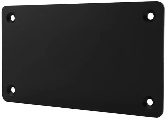 Main image of Black Metal Mounting Plate for Magnetic Wireless Backup Camera | Iron Bracket with Adhesive or Screw Installation, Compatible with RV, Trailer, Truck, Camper