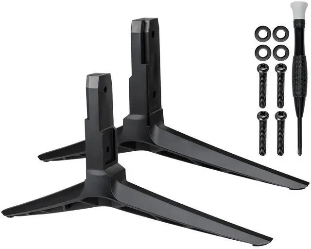 Main image of TV Stand Legs for Vizio D50X-G9/V505-G9/V505-H9/M506X-H9 (Black) | Easy VESA Tabletop Mount, Anti-Wobble Design, Includes All Screws
