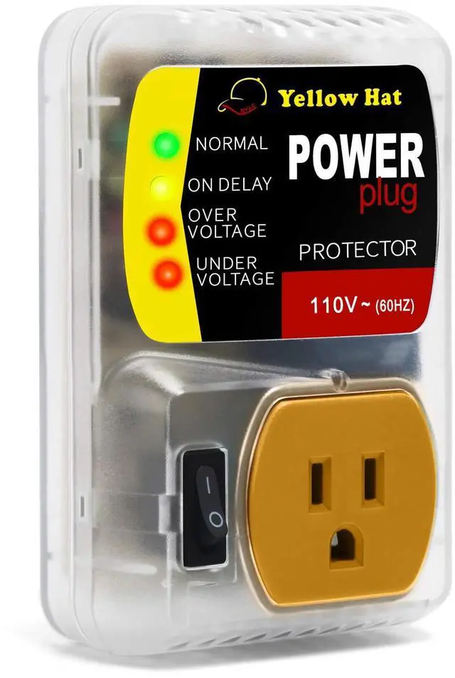 Main image of Surge Protector,Voltage Protector for Home Appliance 110V 15A 2200W 1 Pack | Multi Function, Indicator Light, Plug with Protection Wall Mount, Power Suppressor for Refrigerator/TV/PC