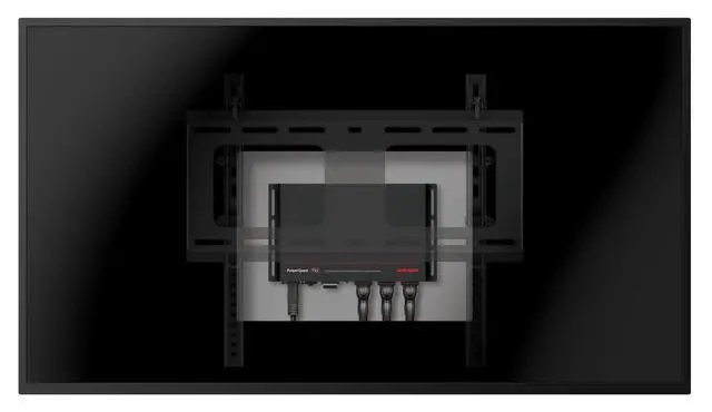 Alt view image 5 of 7 - PowerQuest TV3 3-Outlet Non-Sacrificial Surge Protector for Wall-Mounted TVs