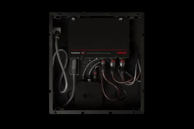 Alt view image 6 of 7 - PowerQuest TV3 3-Outlet Non-Sacrificial Surge Protector for Wall-Mounted TVs