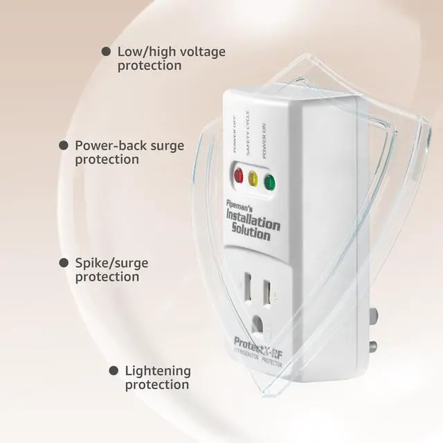 Alt view image 3 of 5 - Nippon Power 1875 Watts Refrigerator Voltage Protector Brownout Surge Appliance (New Model)