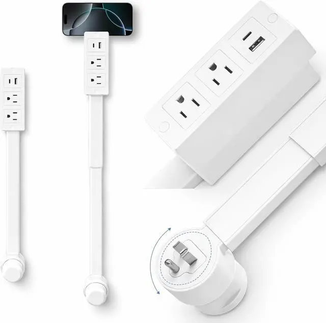 Main image of Electrical Outlet Extender Stick Safe Wall Outlet Extender and Electric Outlet Extender, Extendable Outlet Extension Solution for Easy Installation and Home Renovation