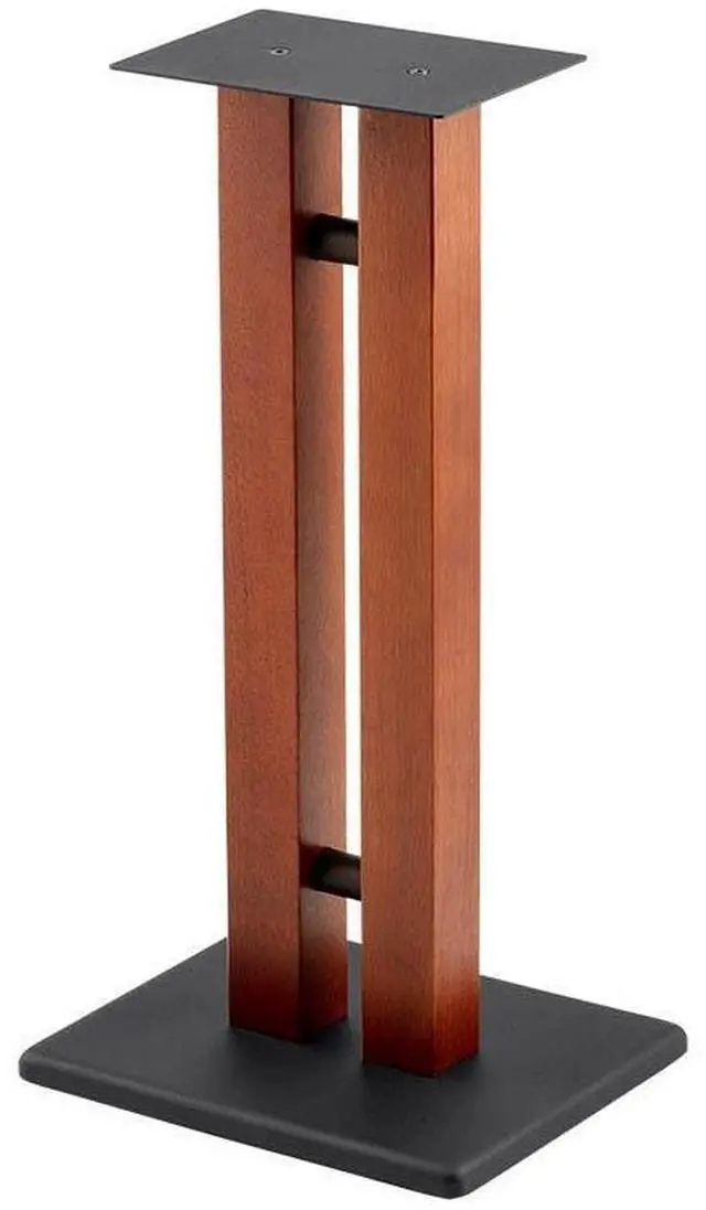 Main image of Speaker Stands - 50lbs Capacity, Adjustable Spikes, Sturdy Construction, Ideal for Home Theater Speakers, 24 Inch, Cherry